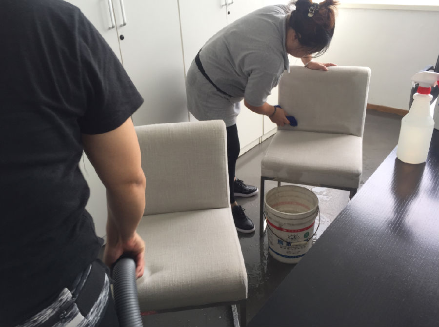 海淀区沙发清洗案例